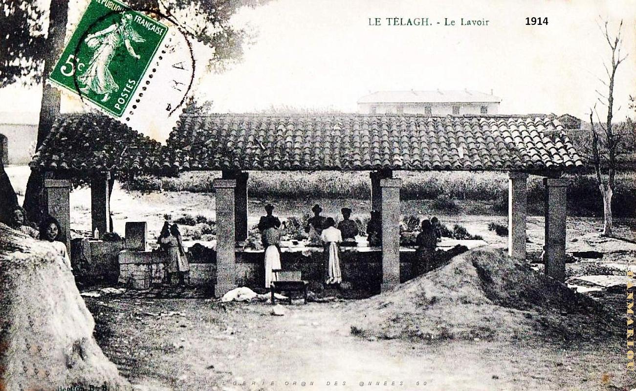 Le Telagh - Lavoir - 1914.jpg